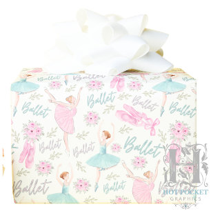 Papel de embrulho de ballet