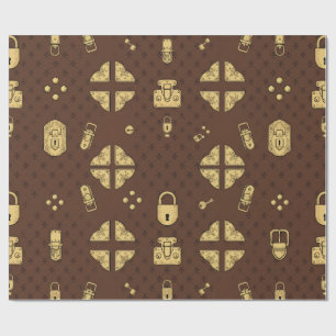 Papel de Embrulho de Baú Antigo