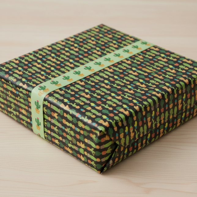 Papel de Embrulho de Cacto (Criador carregado)