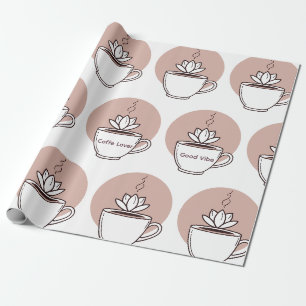 Papel de Embrulho de Café Zen de Despertar Persona