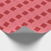 Papel de embrulho de cartão de amor