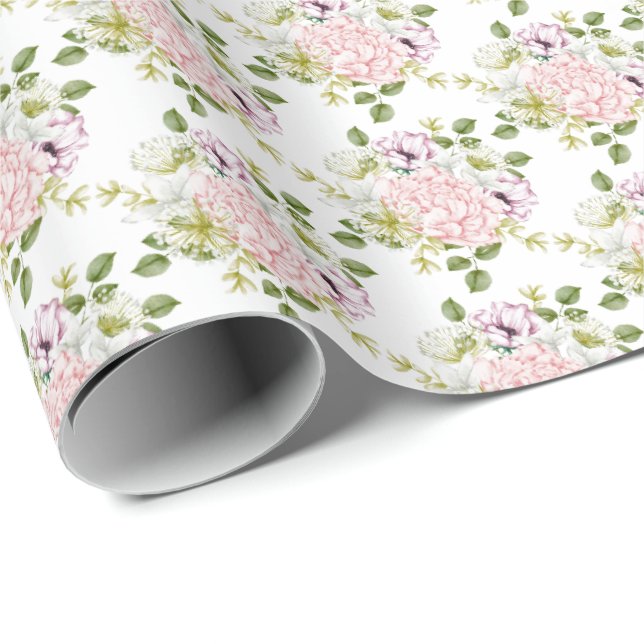 Papel de embrulho de casamento (Ponta do rolo)