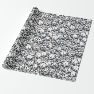 Papel de embrulho de caveira