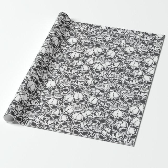 Papel de embrulho de caveira (Desenrolado)