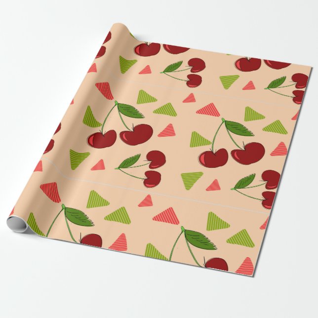 Papel de embrulho de cereja (Desenrolado)