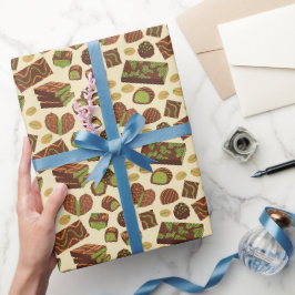 Papel de embrulho de chocolate de Dubai, Pistácio