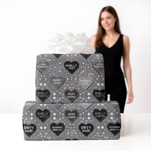 Papel de embrulho de cinzas de amor real