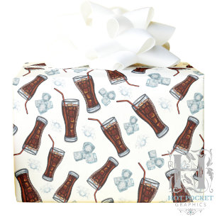 Papel de embrulho de cola