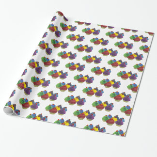 Papel de embrulho de cupcake Papel de embrulho de 