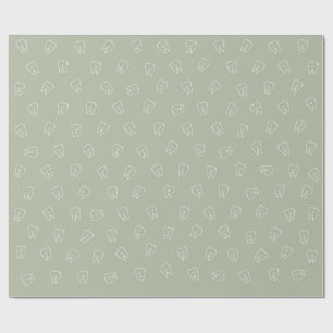 Papel de Embrulho de Dente Fofo