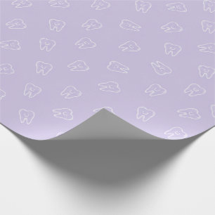 Papel de embrulho de dente sorridente fofo - Lavan