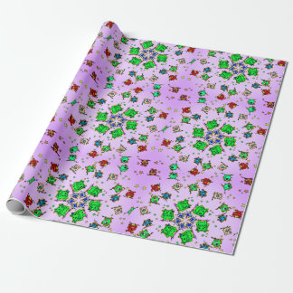 papel de embrulho de desenho de monstro