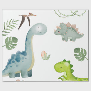 Papel de embrulho de dinossauro
