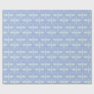 Papel de embrulho de dragão botânico de fantasia
