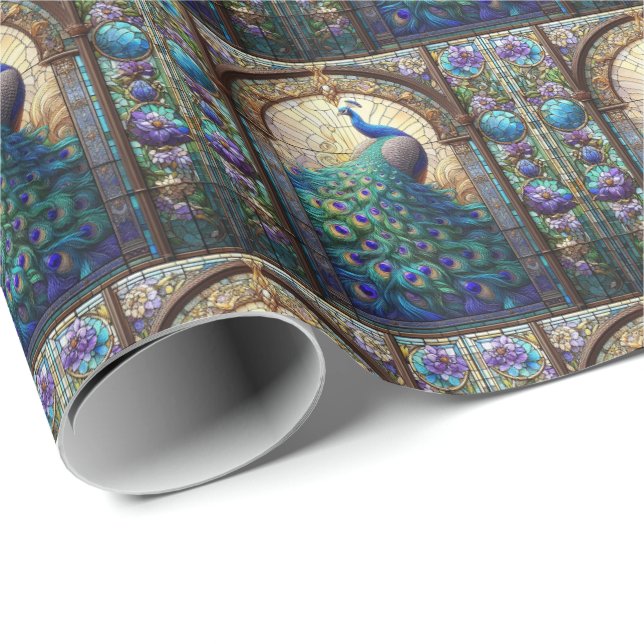 Papel de embrulho de embrulho de punho elegante (Ponta do rolo)