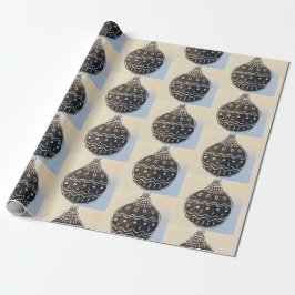 Papel de embrulho de enfeite de Natal