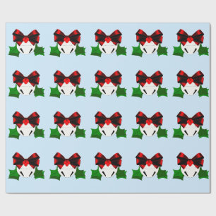 Papel de Embrulho de Enfeite de Sino de Natal