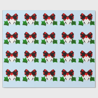 Papel de Embrulho de Enfeite de Sino de Natal