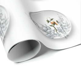 Papel de embrulho de esfera floral