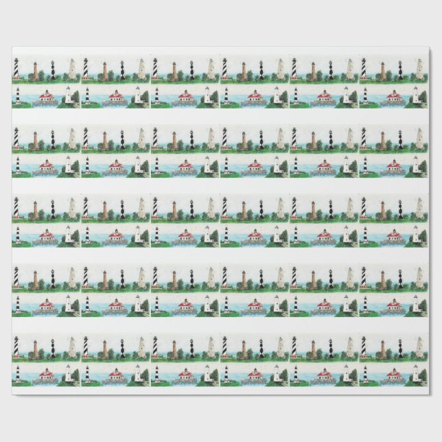 Papel de embrulho de faróis de OBX (Aberto)