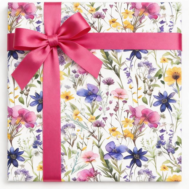 Papel de embrulho de flores silvestres, embrulho f (Criador carregado)