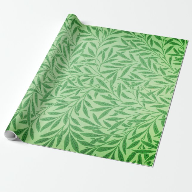 Papel de embrulho de folha de bambu sem costura (Desenrolado)