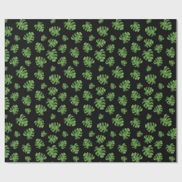Papel de embrulho de folha de Monstera 76 cm x 1,8