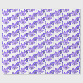 Papel de Embrulho de Foto de Flores Roxas