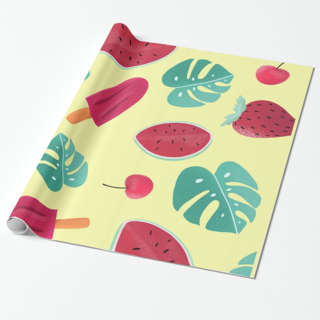 Papel de embrulho de Fruitsicle (Desenrolado)