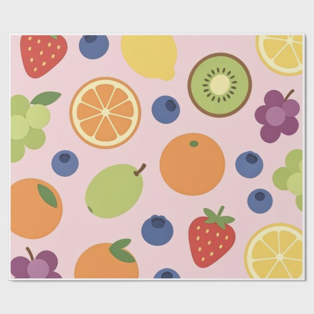 Papel de embrulho de frutas (Aberto)