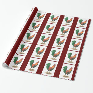 Papel de embrulho de galo