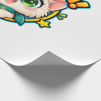 Papel de embrulho de gatinho Kawaii fofo – Gato Ad