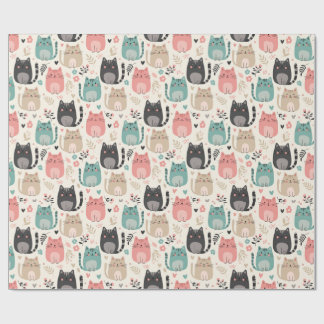 Papel de embrulho de gato