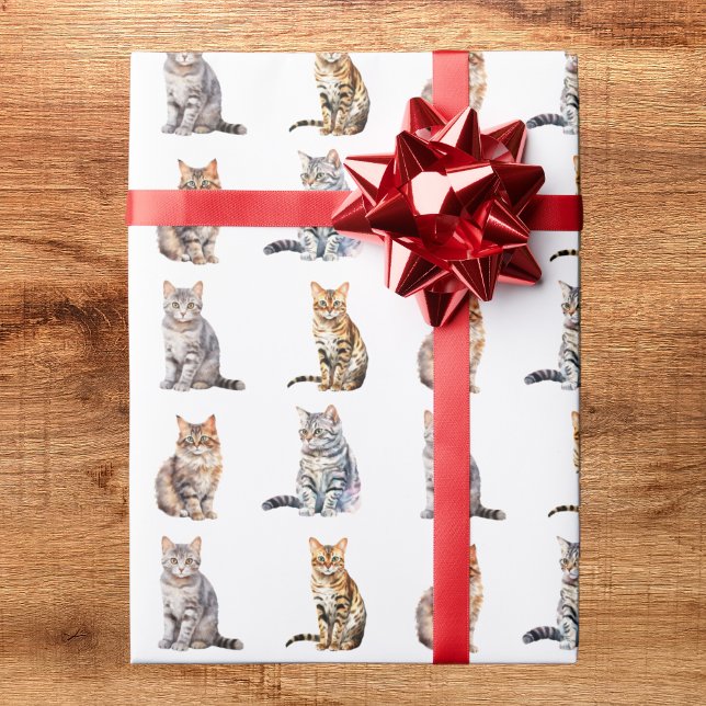 Papel de embrulho de gato fofo (Criador carregado)