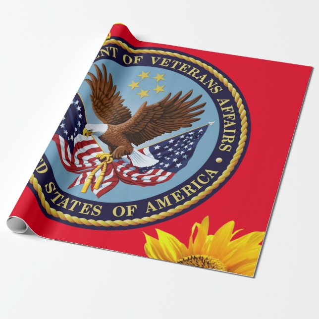 Papel de embrulho de girassol-vertans Matte (Desenrolado)