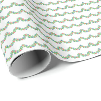 Papel de embrulho de guirlandas de conchas de viei