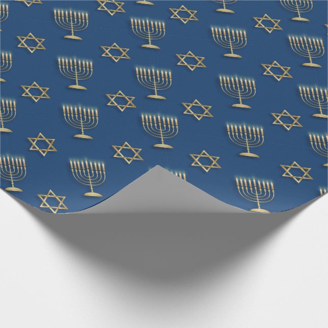 Papel de embrulho de Hanukkah (Ponta)