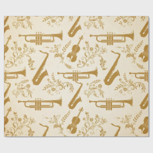 Papel de Embrulho de Instrumentos de Latão