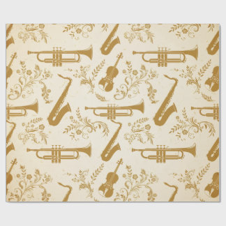 Papel de Embrulho de Instrumentos de Latão