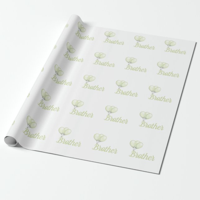 Papel de embrulho de irmão personalizado (Desenrolado)