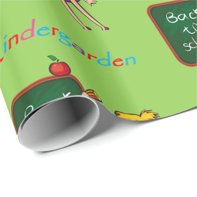 Papel de embrulho de Jardim de Infância (Ponta do rolo)