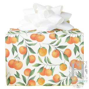 Papel de embrulho de laranjas