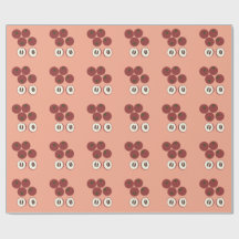Papel de embrulho de maçã veludo