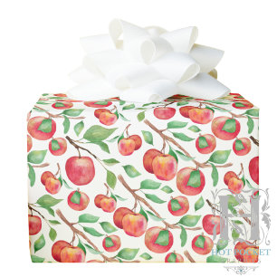 Papel de embrulho de maçãs