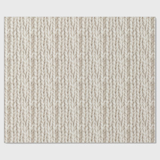 Papel de embrulho de malha aconchegante