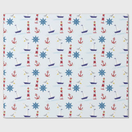 papel de embrulho de marinho