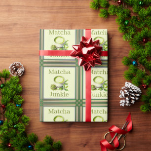 Papel de embrulho de Matcha