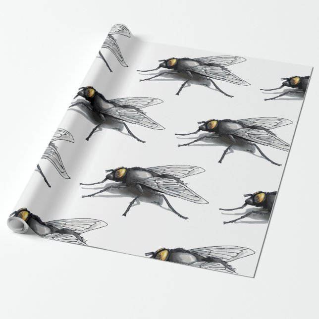 Papel de embrulho de mate branco de Fly Buddy (Desenrolado)