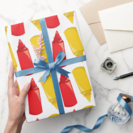 Papel de embrulho de mostarda de Ketchup de CHURRA