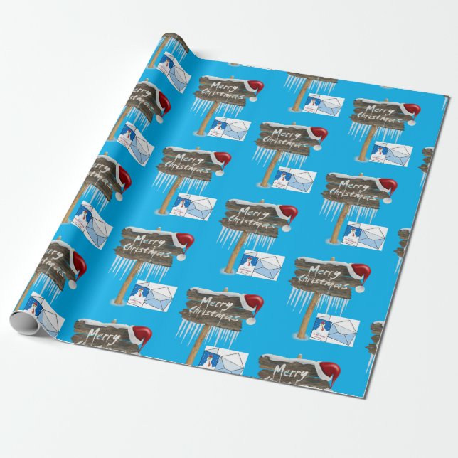 Papel de embrulho de Natal (Desenrolado)